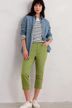 Seasalt Cornwall Trousers & Shorts<Albert Quay Crops Dill