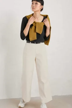 Seasalt Cornwall Tops<Alighting 3/4 Sleeve V-Neck Jersey Top