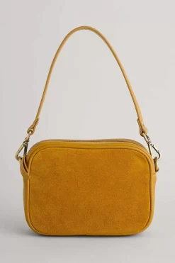 Seasalt Cornwall Bags<Annulet Leather And Suede Bag Dark Sunglow