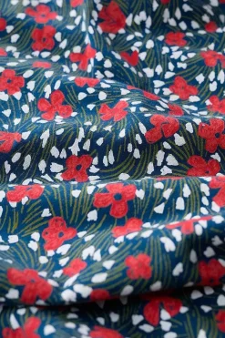Seasalt Cornwall Dresses<April Short Sleeve Dress Reed Flower Raincloud