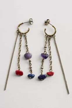 Seasalt Cornwall Jewellery<Arc Chain Drop Earrings Spriggan Papaya