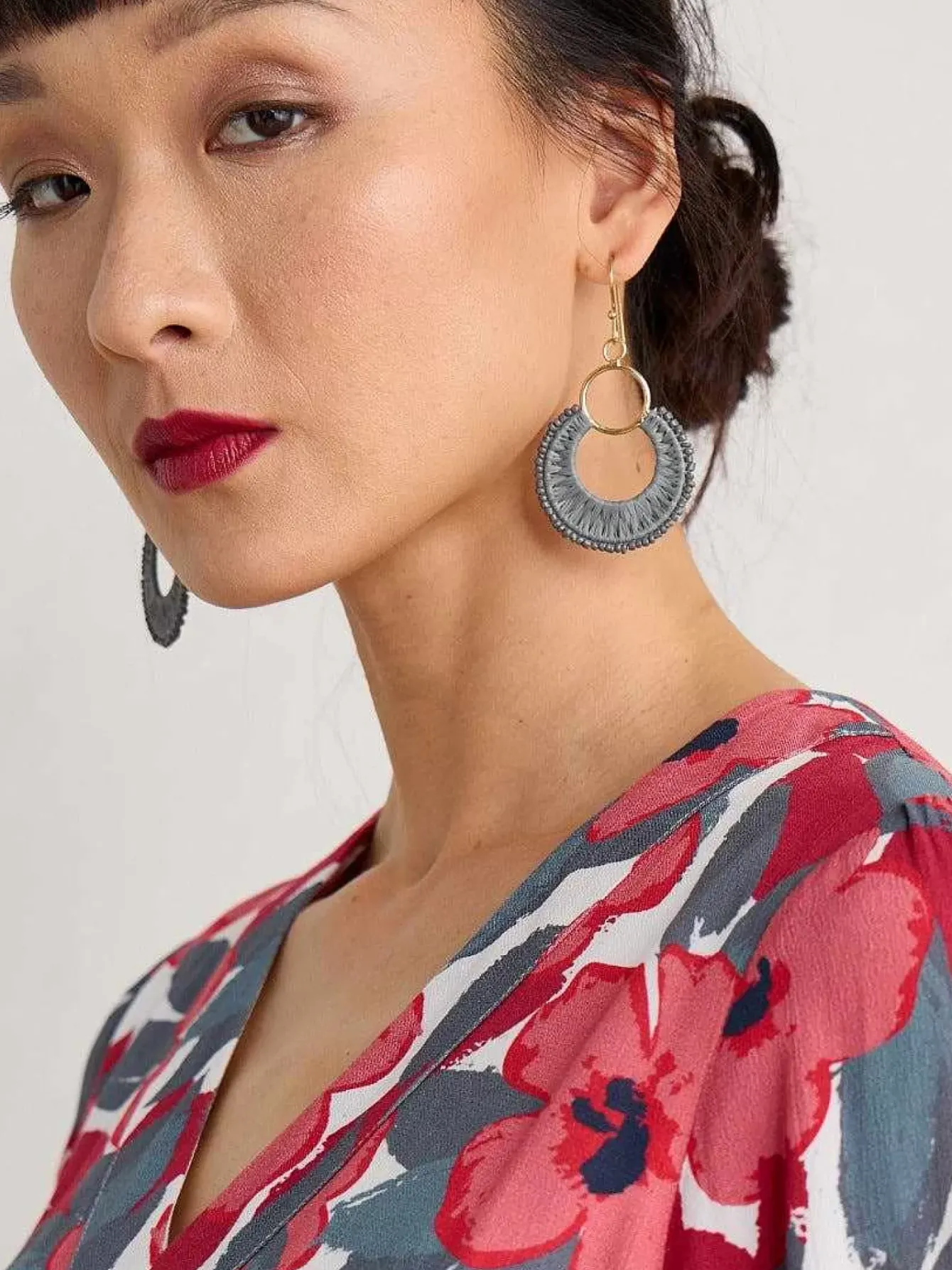 Seasalt Cornwall Jewellery<Arum Beaded Drop Earrings Teague Heron