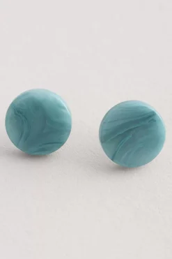 Seasalt Cornwall Jewellery<Ballowall Circle Stud Earrings Island
