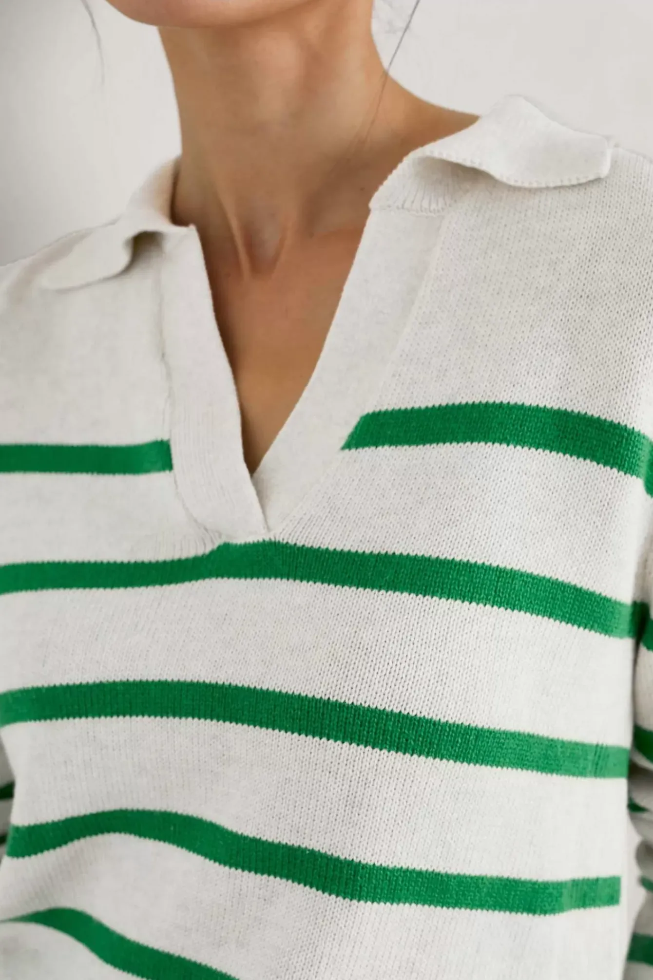 Seasalt Cornwall Knitwear<Barbizan Long Sleeve Collared Jumper Veneer Ecru Island