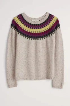 Seasalt Cornwall Knitwear<Berlewen Fair Isle Jumper Croquet Aran Multi