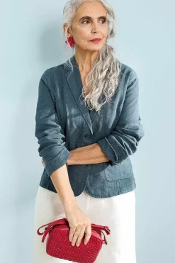 Seasalt Cornwall Coats & Jackets<Blinker Linen Blazer Pool