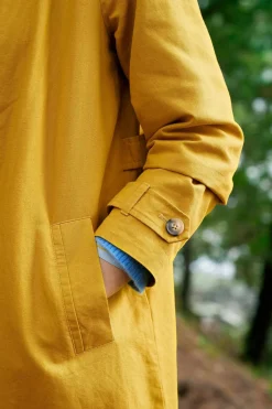 Seasalt Cornwall Coats & Jackets<Boscastle Organic Cotton Mac Dark Dijon