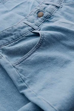 Seasalt Cornwall Skirts<Bowline Denim Midi Skirt Light Wash Rain Slub