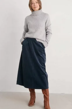 Seasalt Cornwall Knitwear<Braque Lambswool Jumper Light Lead