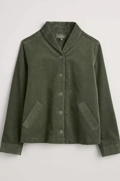 Seasalt Cornwall Coats & Jackets<Brightwork Cut Cord Jacket Evergreen