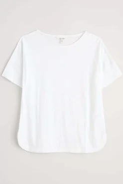 Seasalt Cornwall Tops<Bryher View Organic Cotton Boat Neck T-Shirt (Gots) Salt