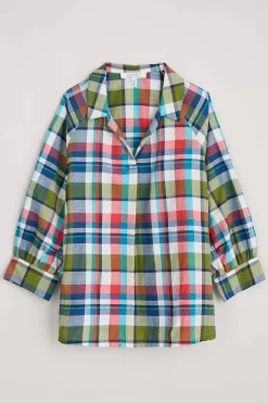 Seasalt Cornwall Tops<Bryn Checked Top Florabunda Multi