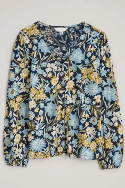 Seasalt Cornwall Tops<Butterflies Jersey Top Floral Terrain Maritime
