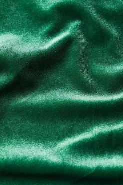 Seasalt Cornwall Tops<Capsule V-Neck Velvet Top Evergreen