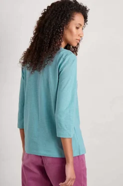 Seasalt Cornwall Tops<Carlyon Organic Cotton Top (Gots) Enamel