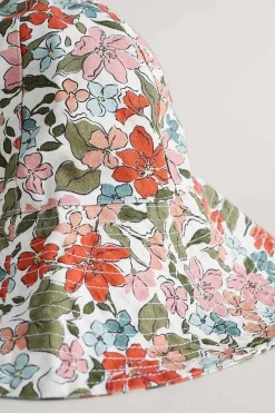 Seasalt Cornwall Hats<Celia Large Brimmed Sunhat Anemone Vintage Chalk