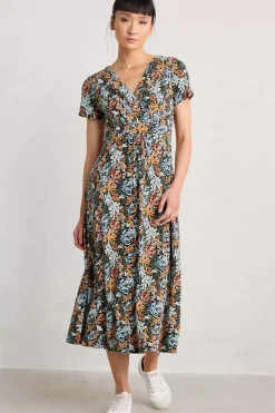 Seasalt Cornwall Dresses<Chapelle Jersey Dress (Gots) Honeysuckles Maritime