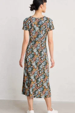 Seasalt Cornwall Dresses<Chapelle Jersey Dress (Gots) Honeysuckles Maritime