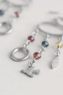 Seasalt Cornwall Jewellery<Chy Silver Tone Charm Earrings Pictoral Grain Mix
