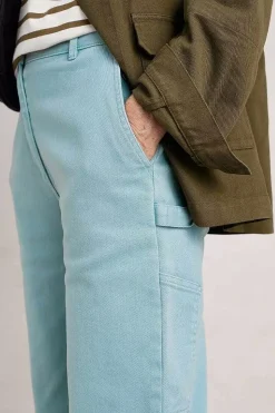 Seasalt Cornwall Trousers & Shorts<Cliff Picnic Trousers Enamel