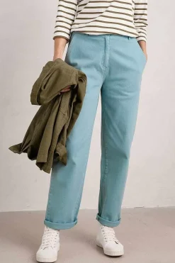 Seasalt Cornwall Trousers & Shorts<Cliff Picnic Trousers Enamel