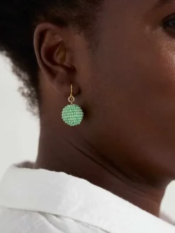 Seasalt Cornwall Jewellery<Condurrow Beaded Drop Earrings Light Island