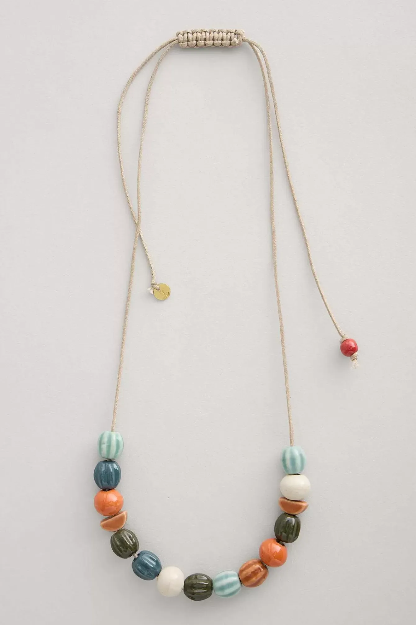 Seasalt Cornwall Jewellery<Conifer Ceramic Bead Necklace Buttercup Mix