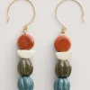 Seasalt Cornwall Jewellery<Conifer Ceramic Drop Earrings Buttercup Mix