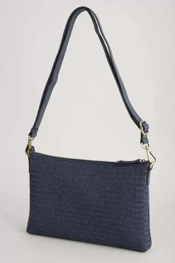 Seasalt Cornwall Bags<Cornelly Woven Leather Bag Maritime