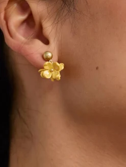Seasalt Cornwall Jewellery<Corsage Flower Bead Earrings Lupin Mix