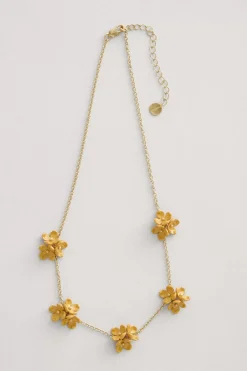 Seasalt Cornwall Jewellery<Corsage Flower Chain Necklace Lupin Mix