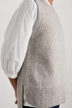 Seasalt Cornwall Knitwear<Coupling Knitted Vest Aran