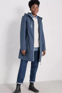 Seasalt Cornwall Coats & Jackets<Coverack Waterproof Coat Midnight