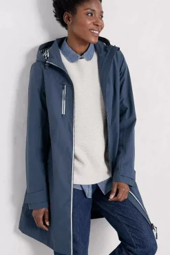 Seasalt Cornwall Coats & Jackets<Coverack Waterproof Coat Midnight