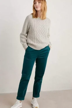 Seasalt Cornwall Trousers & Shorts<Crackington Trousers Burnt Umber