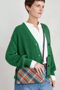 Seasalt Cornwall Bags<Crenvor Woven Leather Cross Body Bag Branok Mix