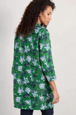 Seasalt Cornwall Tunics<Curves Flow Ramie Tunic Cyclamen Island
