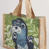 Seasalt Cornwall Bags<Cute Jute Bag Marazion Heron Clear Sky