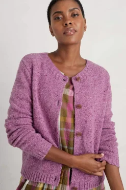 Seasalt Cornwall Knitwear<Dawson Pick Merino-Rich Cardigan Buddleia