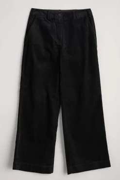 Seasalt Cornwall Trousers & Shorts<Dillwyn Wide Leg Cord Trouser Onyx