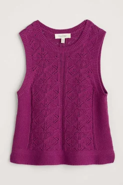 Seasalt Cornwall Knitwear<Doe Path Knitted Vest Cordial