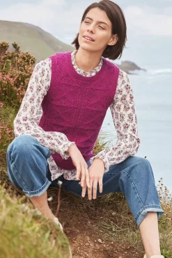 Seasalt Cornwall Knitwear<Doe Path Knitted Vest Cordial