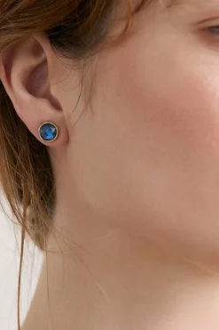 Seasalt Cornwall Jewellery<Dot Moth Stud Earrings Light Squid