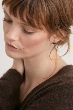 Seasalt Cornwall Jewellery<Dot Moth Stud Earrings Light Squid