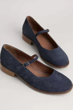 Seasalt Cornwall Shoes<Dovecote Suede Mary Jane Shoes Inkwell