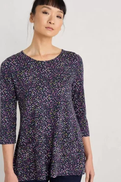 Seasalt Cornwall Tops<Drawing Book Swing Top Dotted Paint Crocus