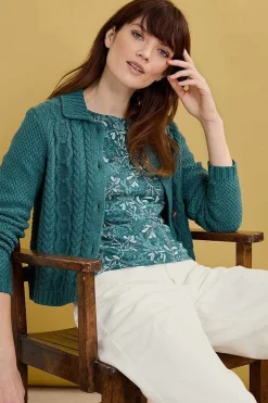 Seasalt Cornwall Tops<Easel 3/4 Sleeve Top Flowing Reeds Wreckage