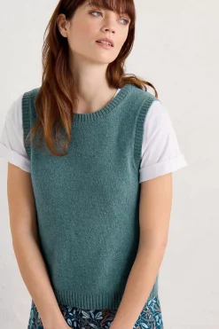 Seasalt Cornwall Knitwear<East View Knitted Vest Wreckage