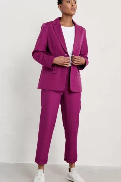 Seasalt Cornwall Coats & Jackets<Erica Linen Blend Blazer Cassis