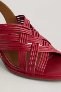 Seasalt Cornwall Sandals<Faerystone Mid Heel Leather Sandals Maple